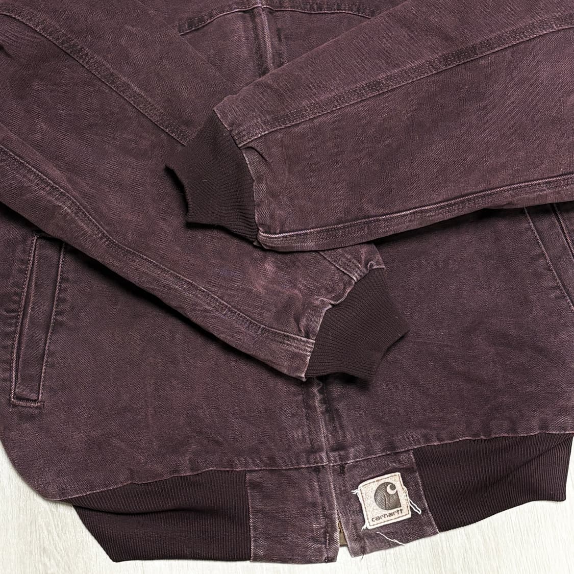 90s 칼하트 J14 BRG 산타페 자켓 상품이미지4