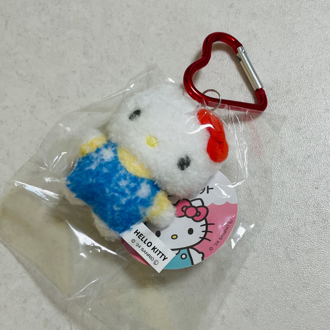 헬로키티 미니미니 마스코트 하트 카라비너 상품이미지1