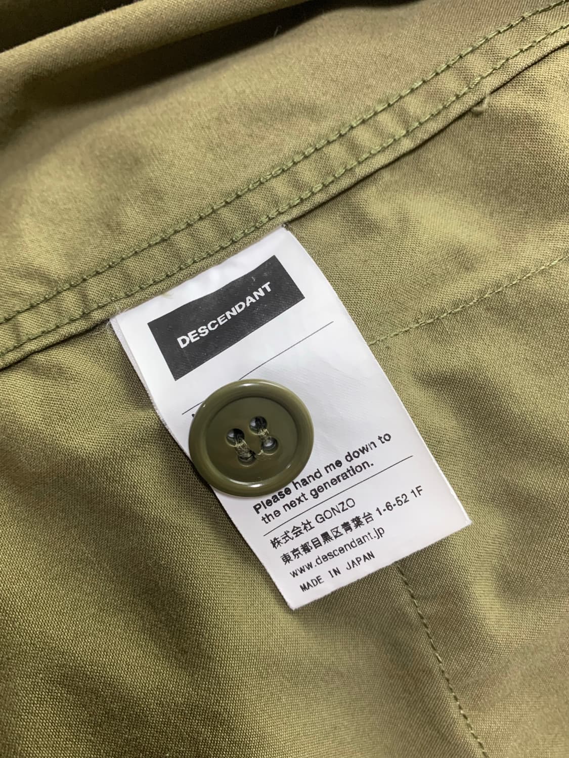 DESCENDANT – DWU CORDURA JACKET 상품이미지5