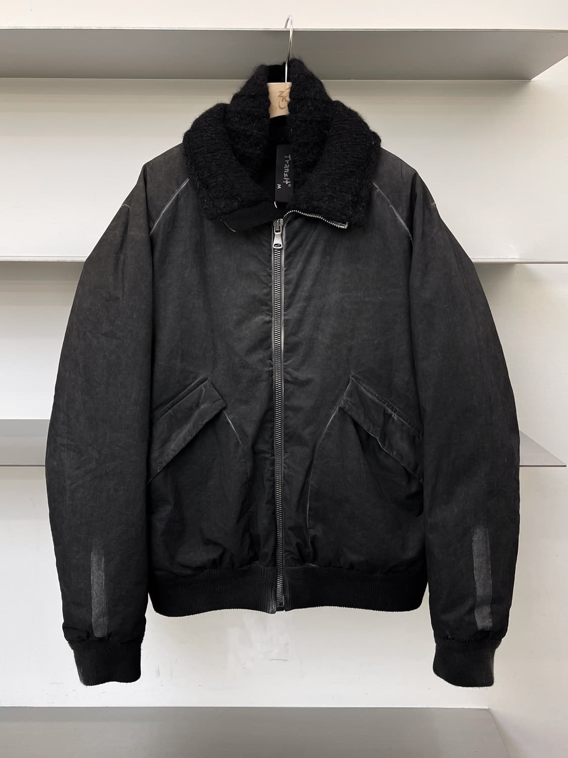 트랜짓 20fw 코티드 알파카 자켓 상품이미지1