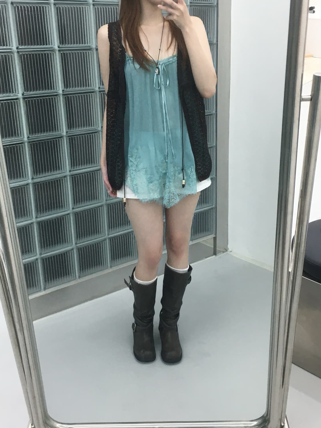 Forest Mori girl Knit  Vest 상품이미지6