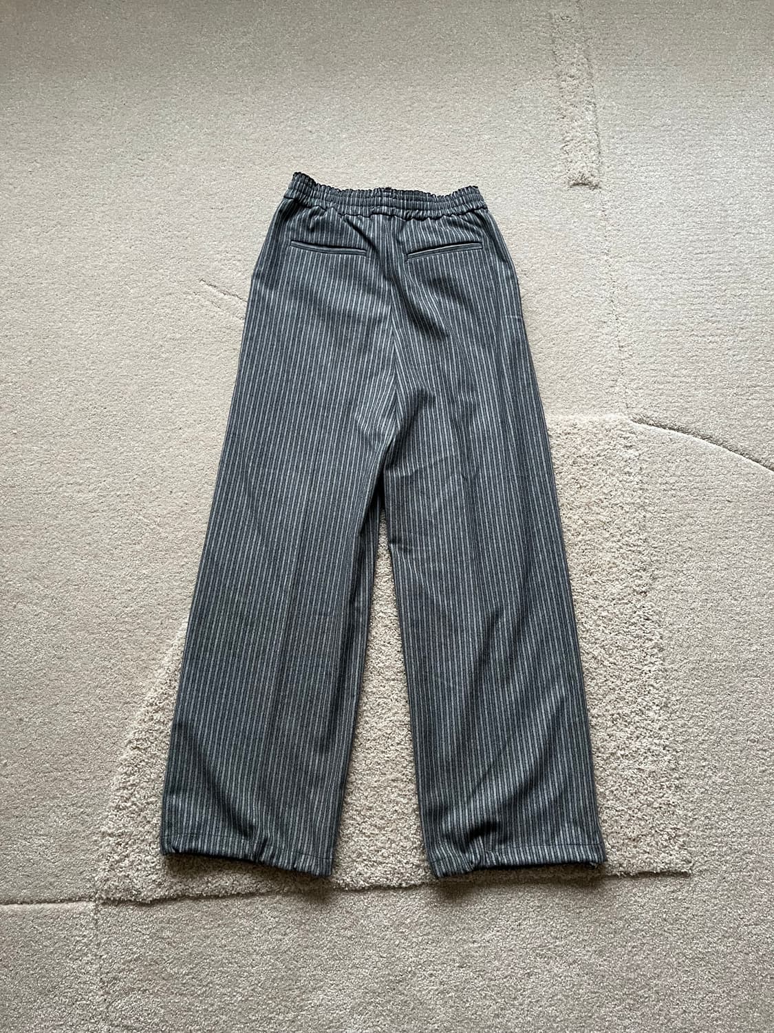 polysoom 스트라이프 이지 와이드 팬츠 (30-34) 상품이미지7