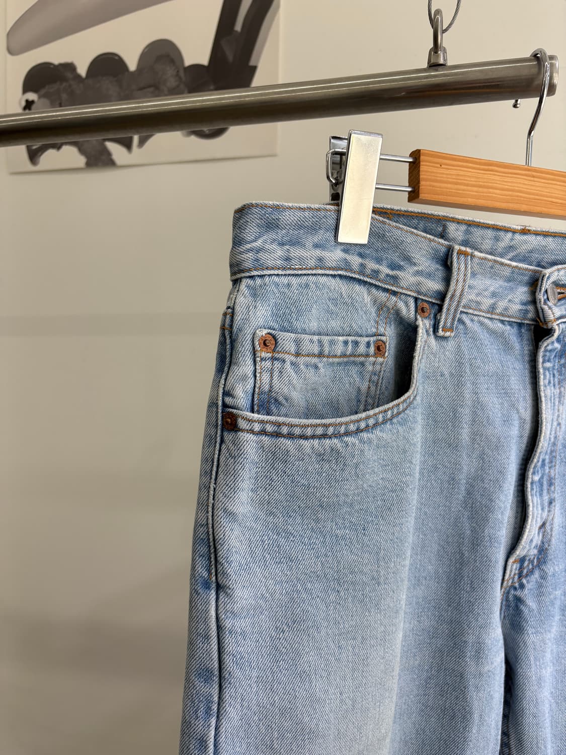 90's LEVIS 505 (Made in USA) 데님팬츠 상품이미지3