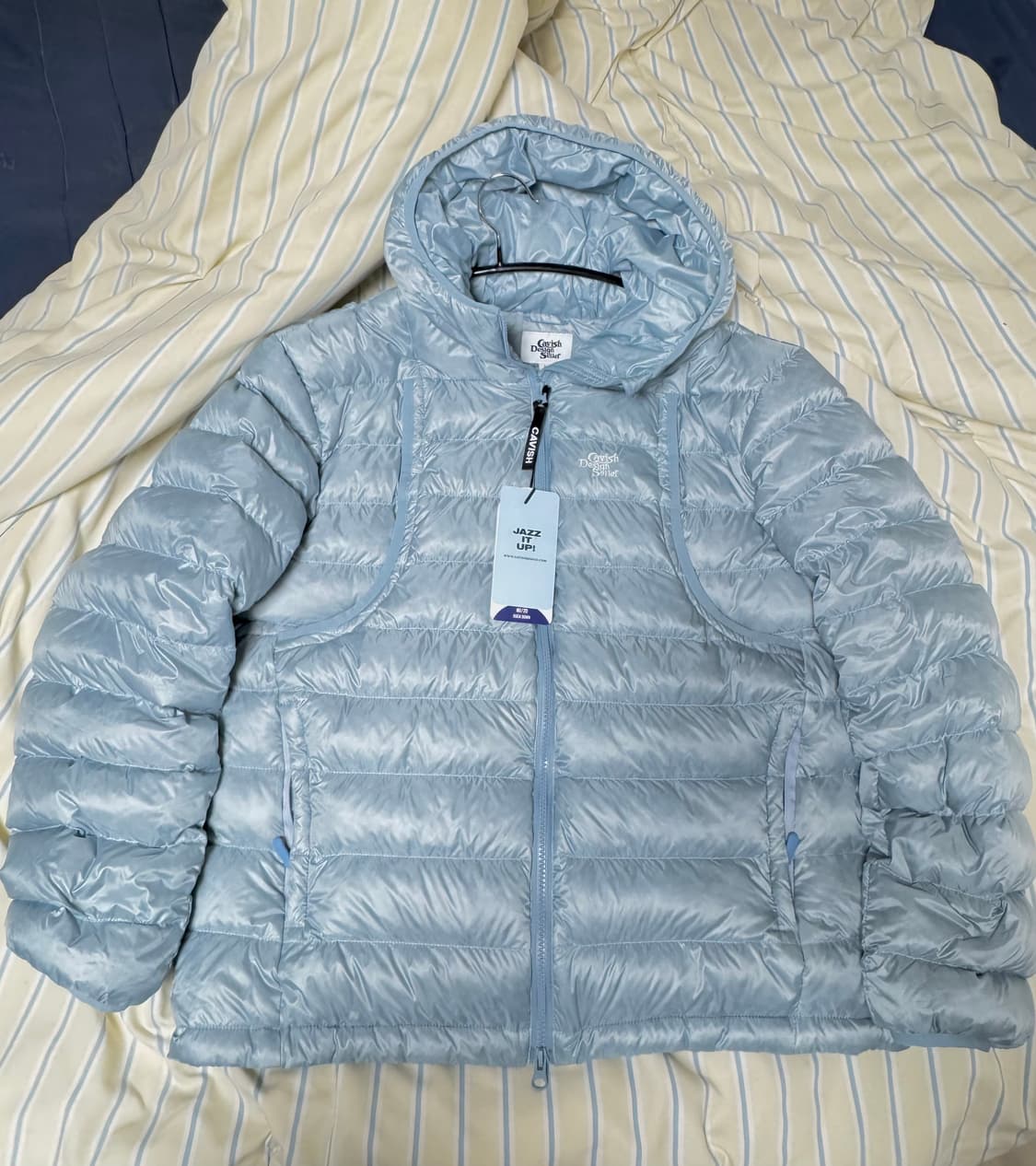 카비시 cavish 경량패딩 / 경량 덕다운 L사이즈 1회시착 새상품 상품이미지1