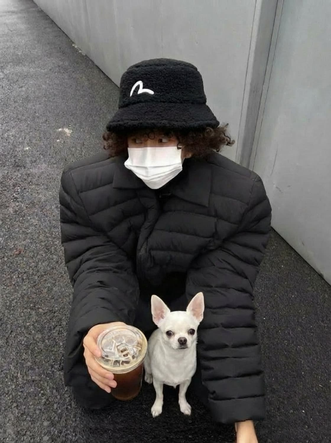 에비수 양털 버킷햇 상품이미지1