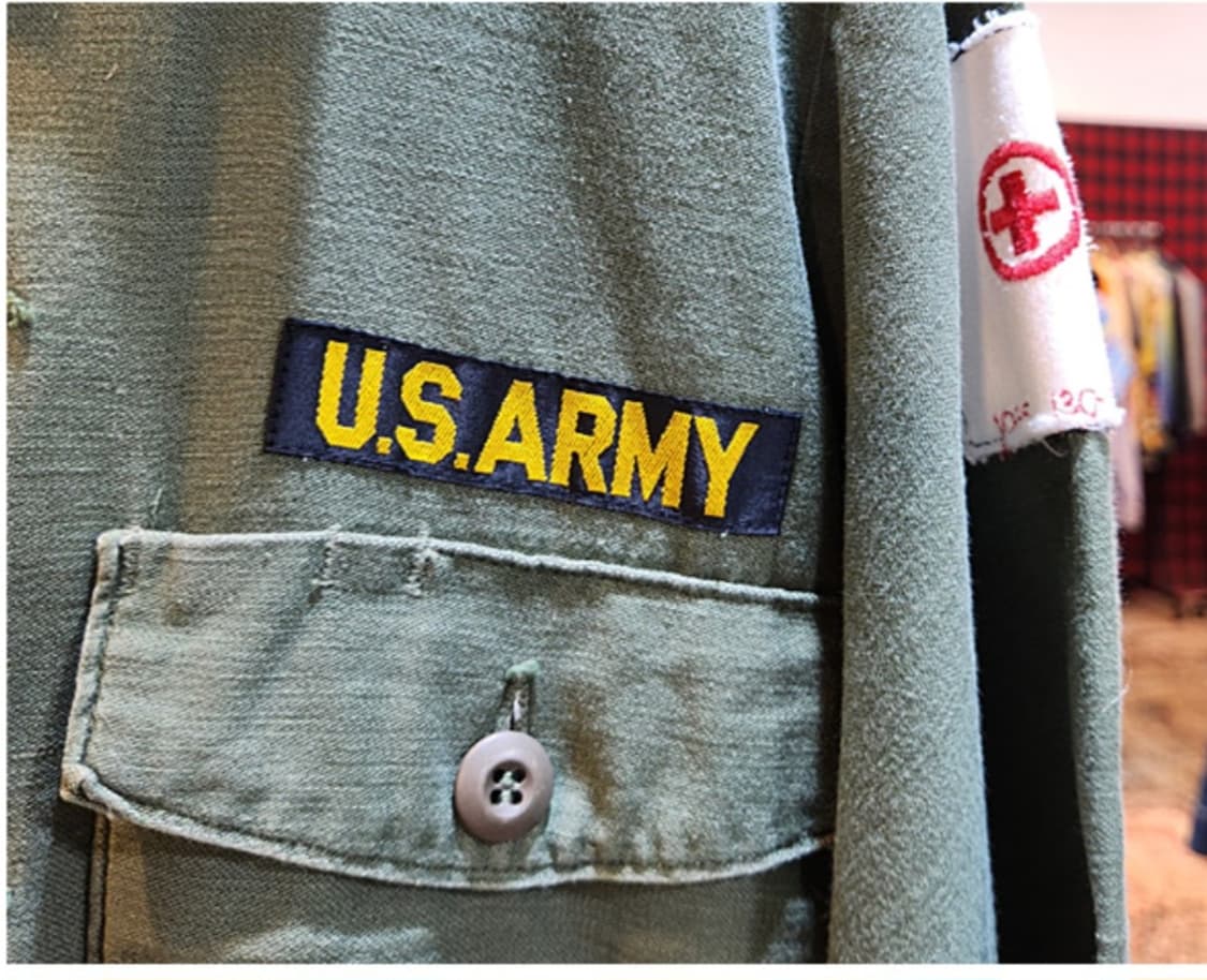 80s 미군 US NAVY 빈티지 카라 미해군 반팔 셔츠 상품이미지5