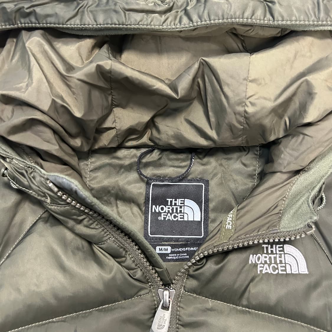 The North Face 550 Khaki Puffer Vest 상품이미지6