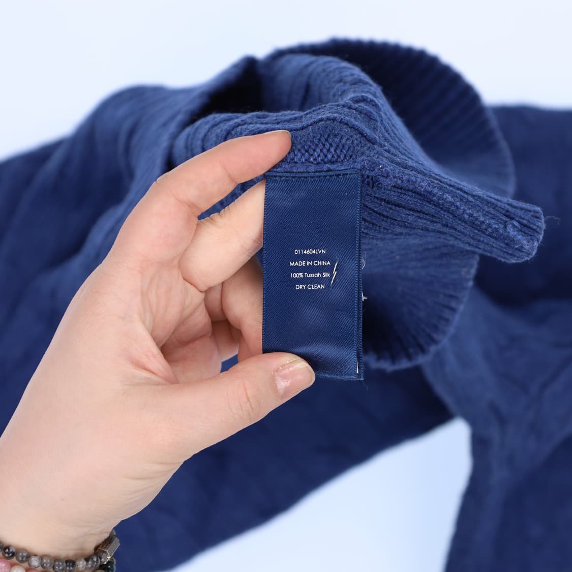 M 폴로 랄프로렌 브이넥 케이블 니트 N7553 상품이미지4