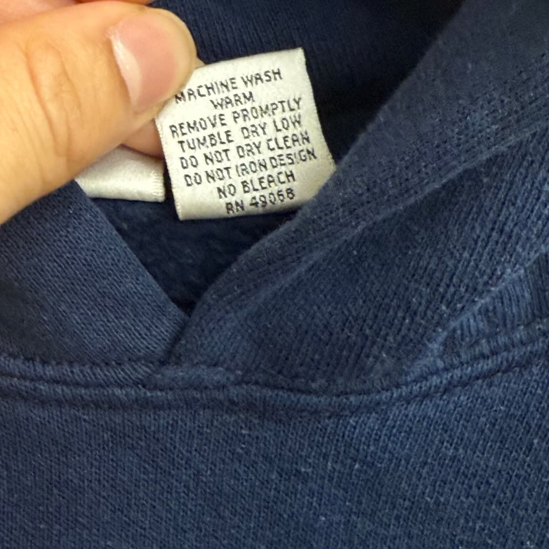 Soffe USA 네이비 Gymnastics 후드티 (S) 상품이미지3