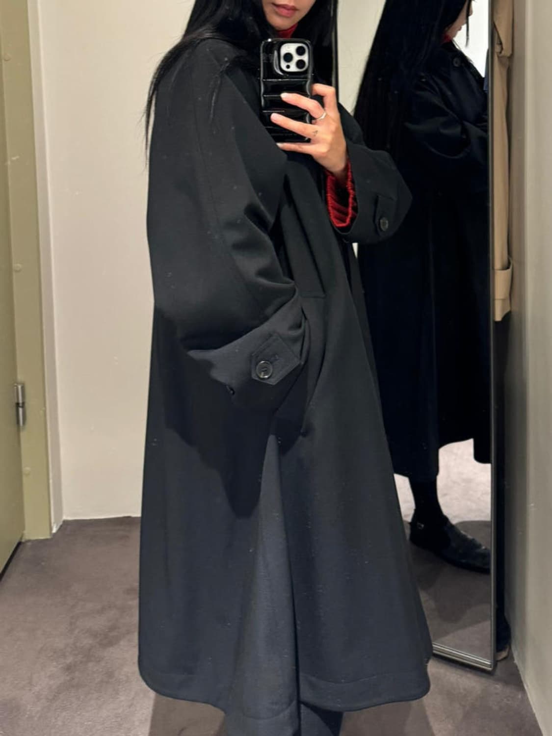 COS 볼류미너스 스윙 트렌치코트 상품이미지6