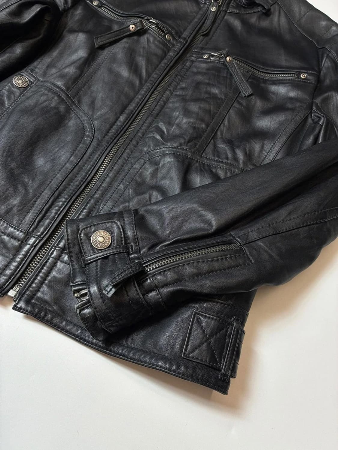 크럭스 CRUX 00's 해체주의 양가죽 자켓 PN8646 상품이미지3