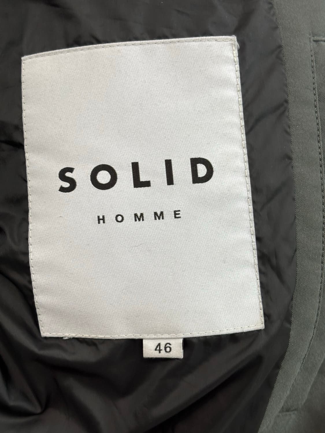 Solid homme 솔리드옴므 딥그레이컬러 구스다운 패딩 상품이미지8