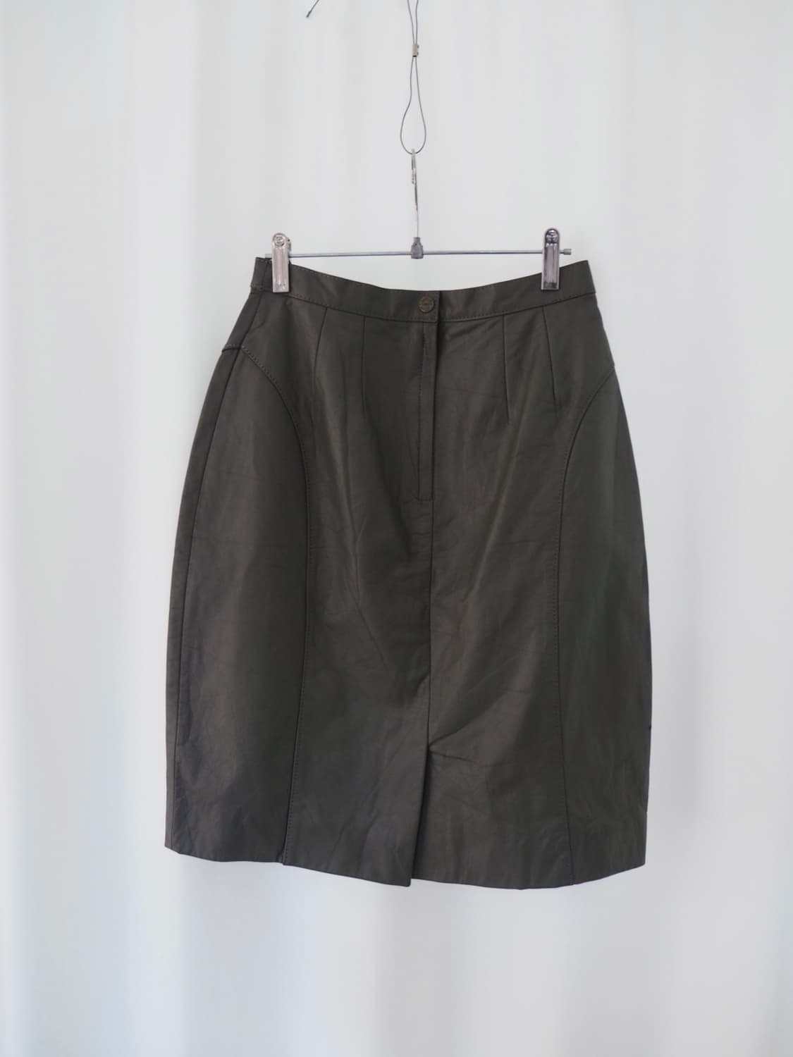 vintage leather skirt  상품이미지1