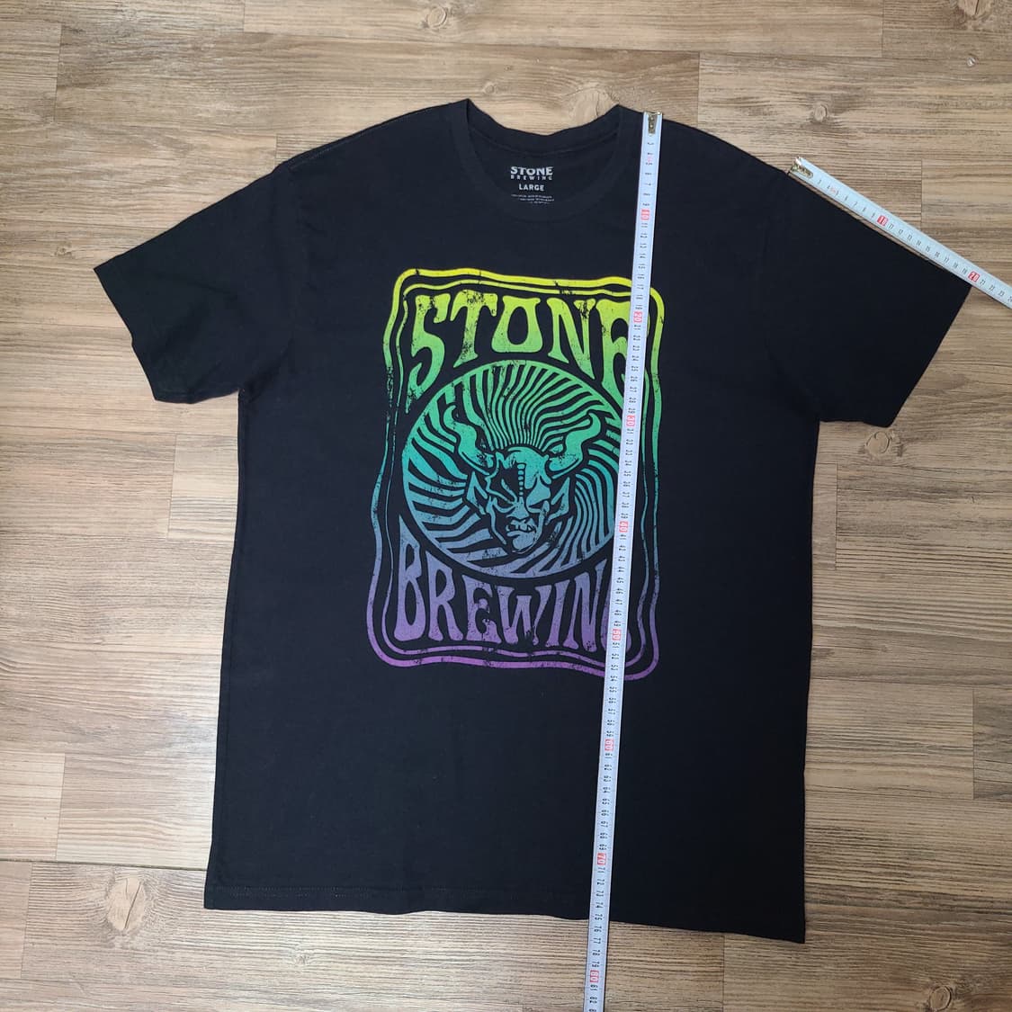 USA 스톤브루잉 맥주 공식 라이센스 네온컬러 빈티지 반팔 티셔츠 (L) 상품이미지7