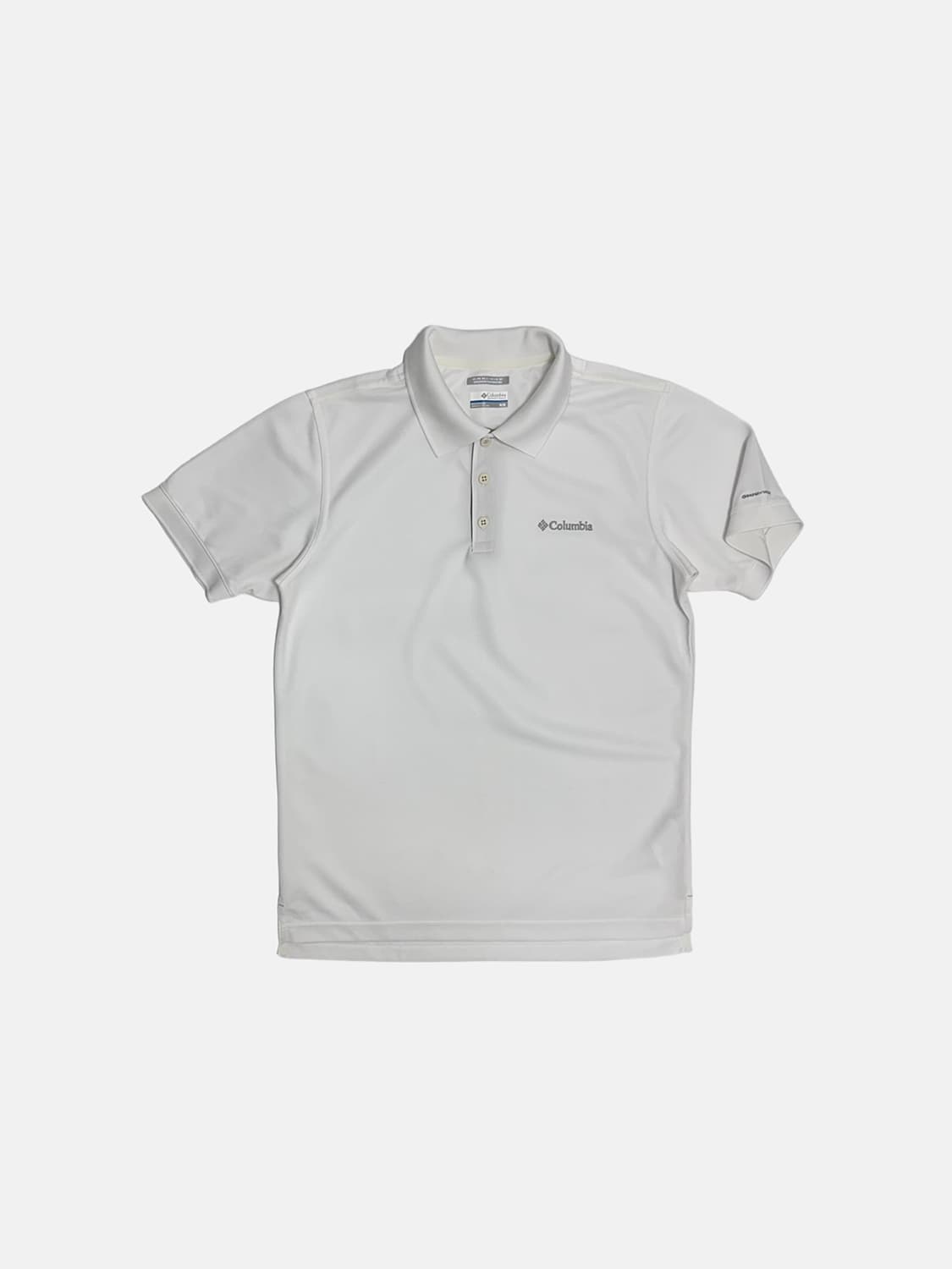 컬럼비아 화이트 반팔 카라티 pk티 상품이미지1