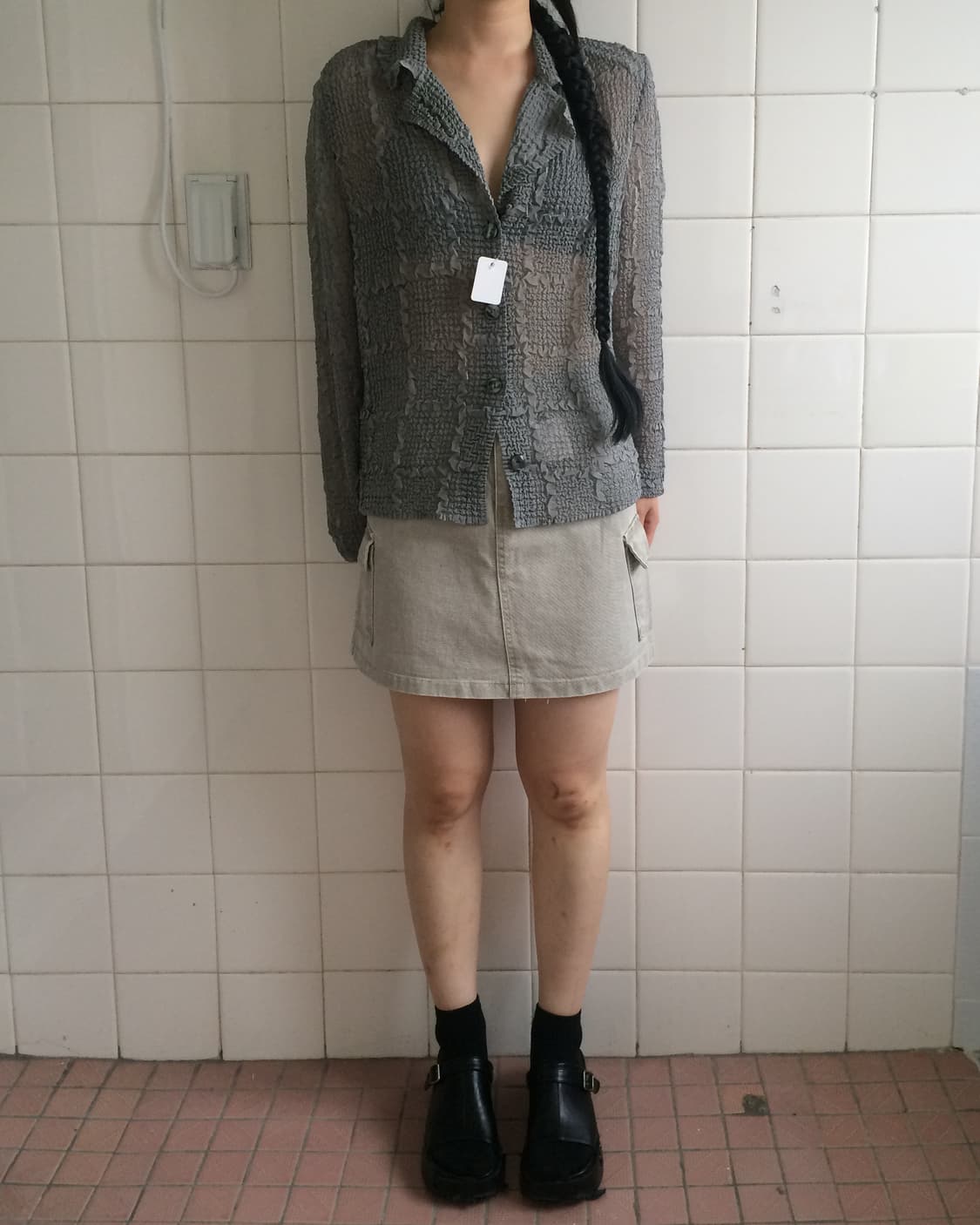 Line detail pleats jacket 상품이미지1
