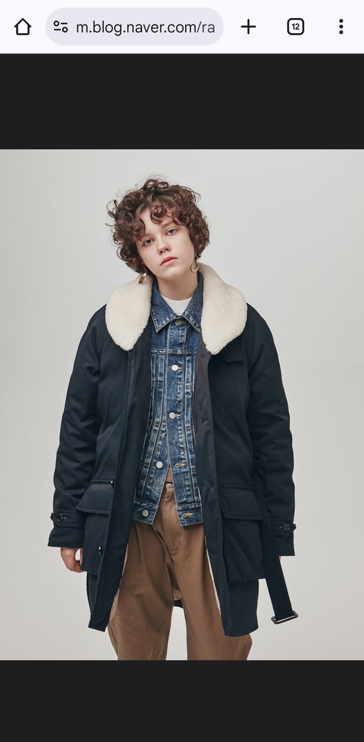 에스파이 패딩 코트 L  상품이미지2