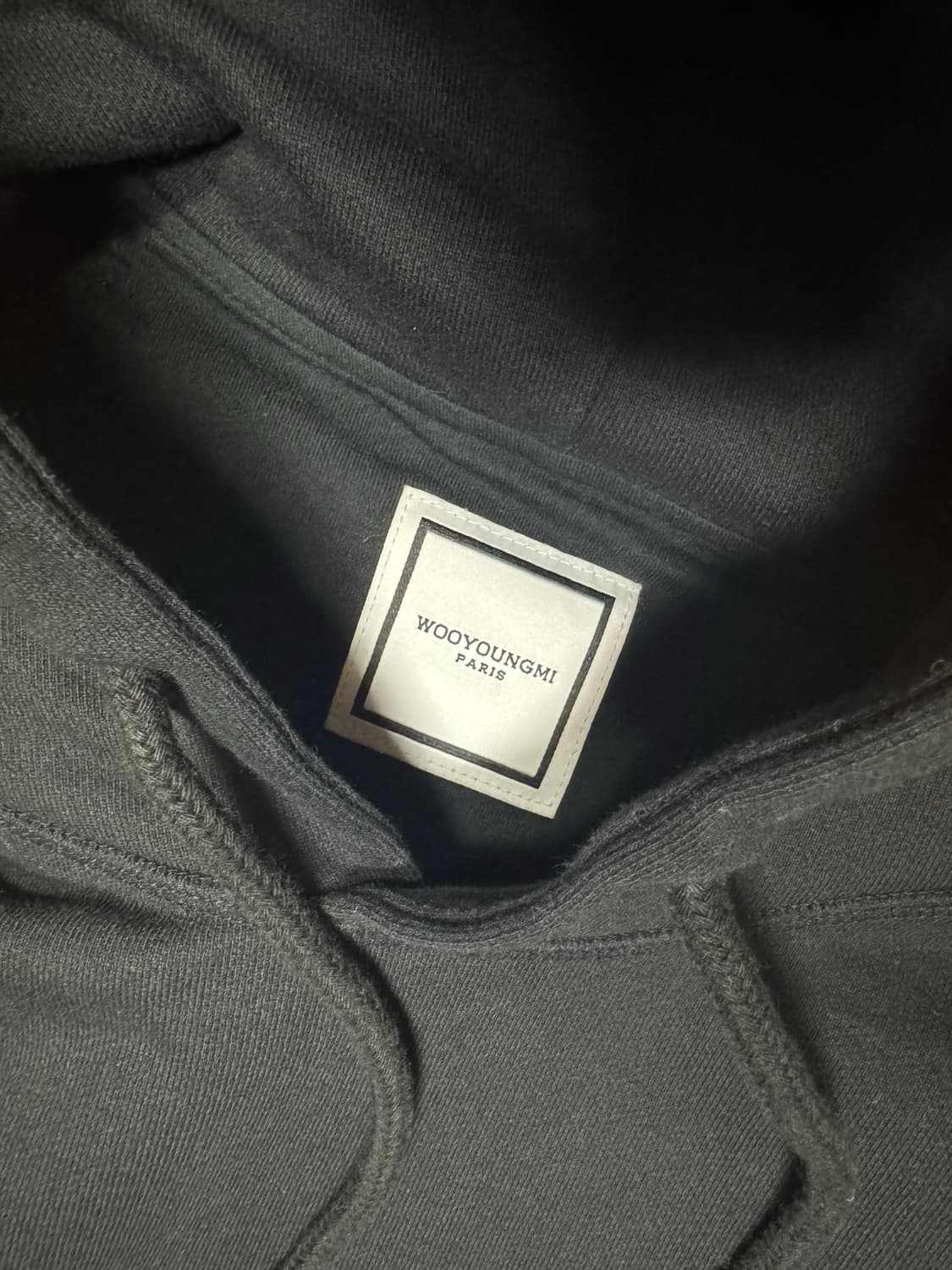 우영미 후드 백로고 블랙 52 상품이미지6