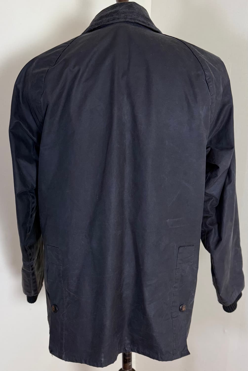 바버 베들레 왁스 자켓 네이비 C34 영국제  상품이미지5