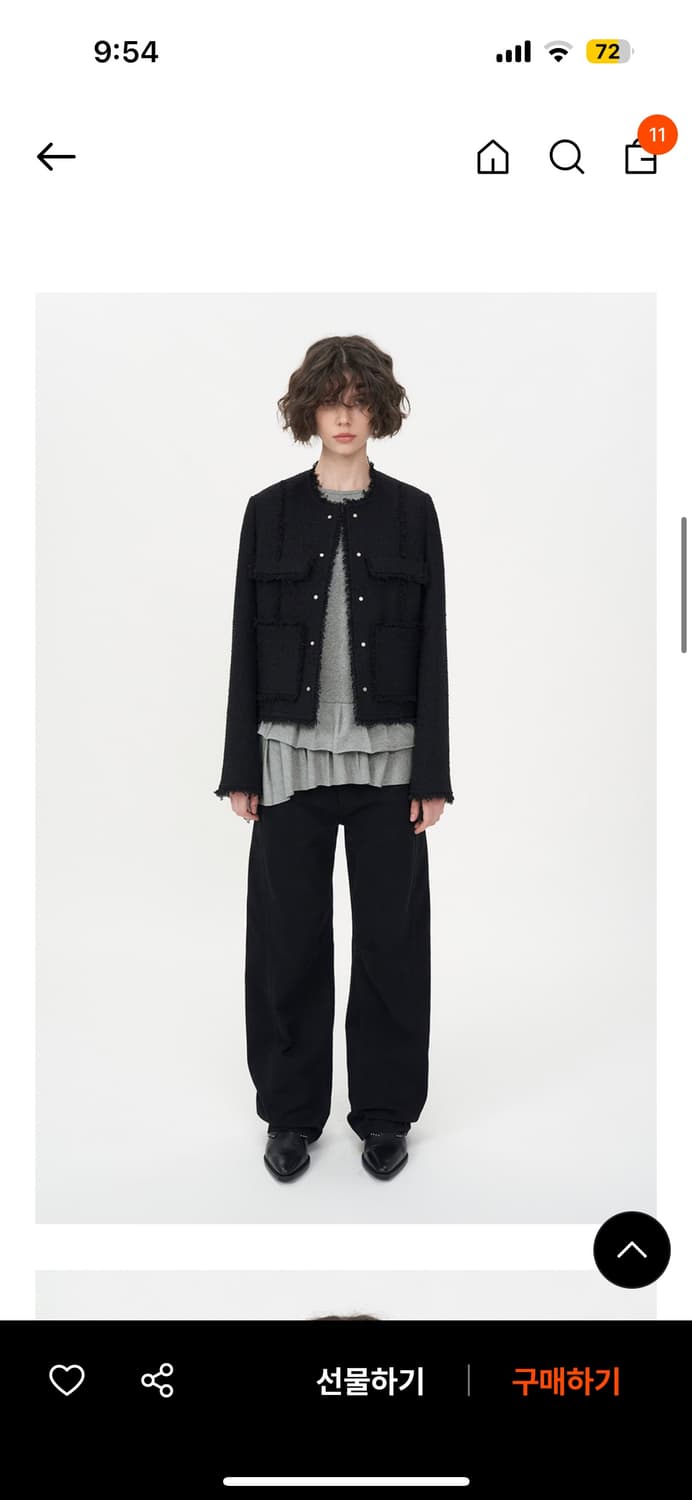 인사일런스우먼 트위드 자켓 상품이미지3