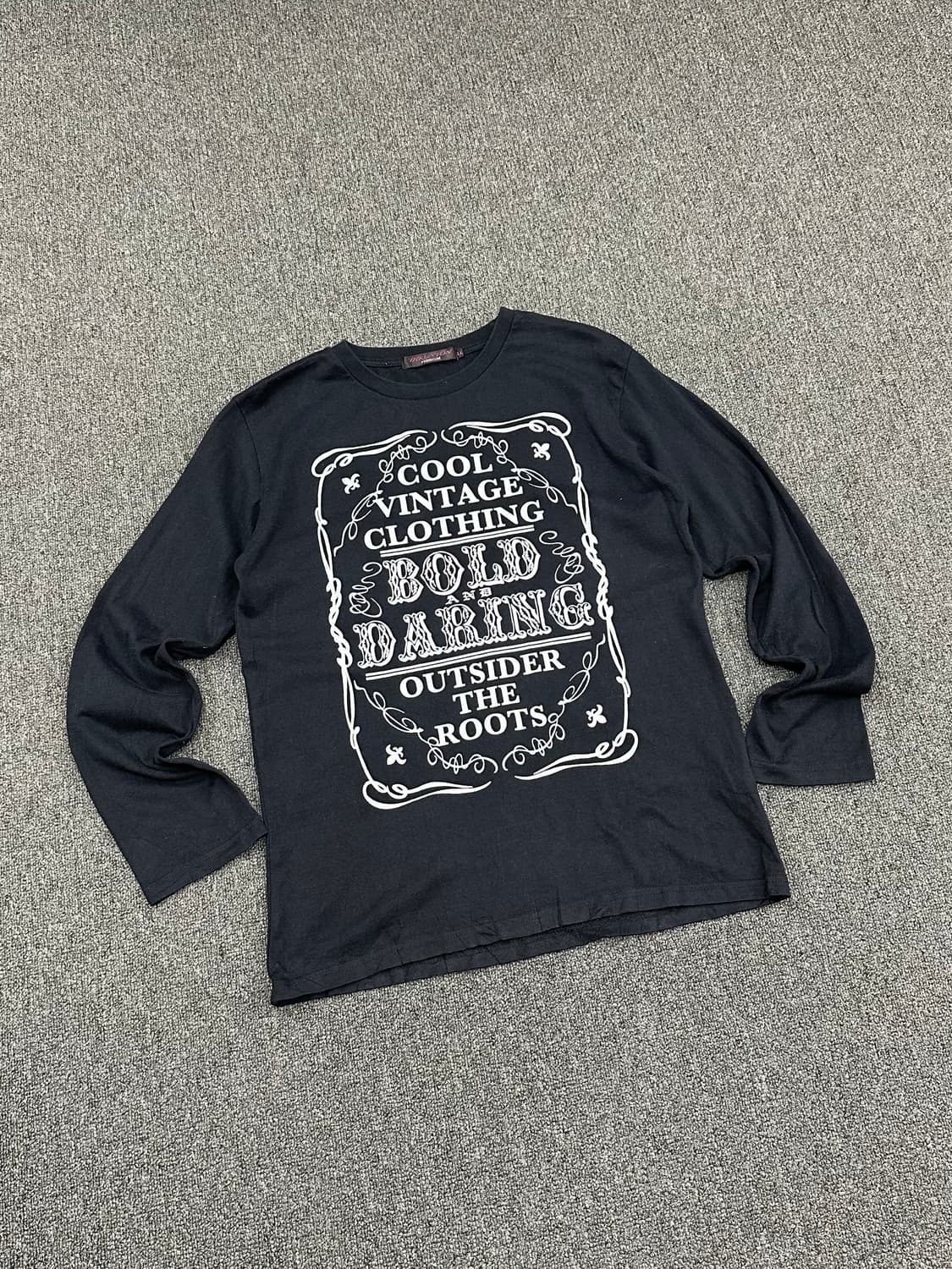 XL)Japanese vintage 여성 프린팅 롱슬리브 상품이미지1