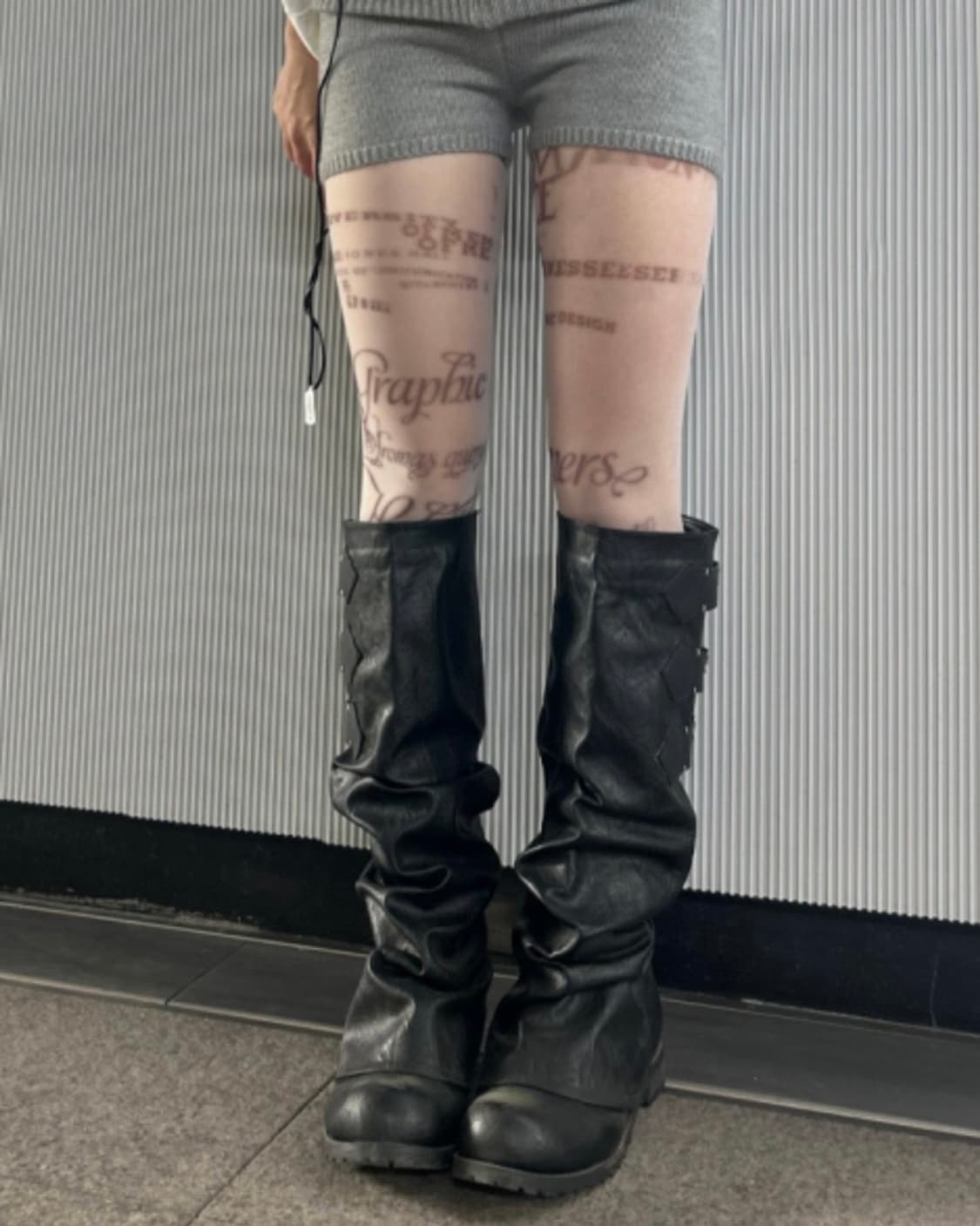 브라운 롱부츠 상품이미지1