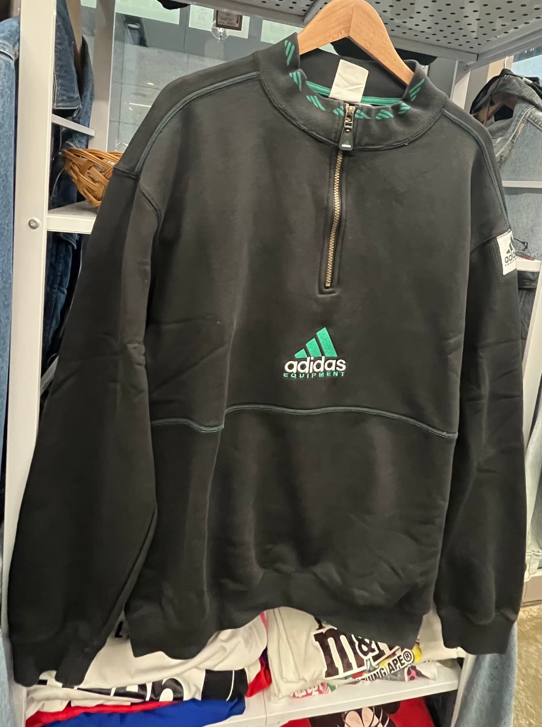 아디다스 Equipment 하프집업 블랙 상품이미지2