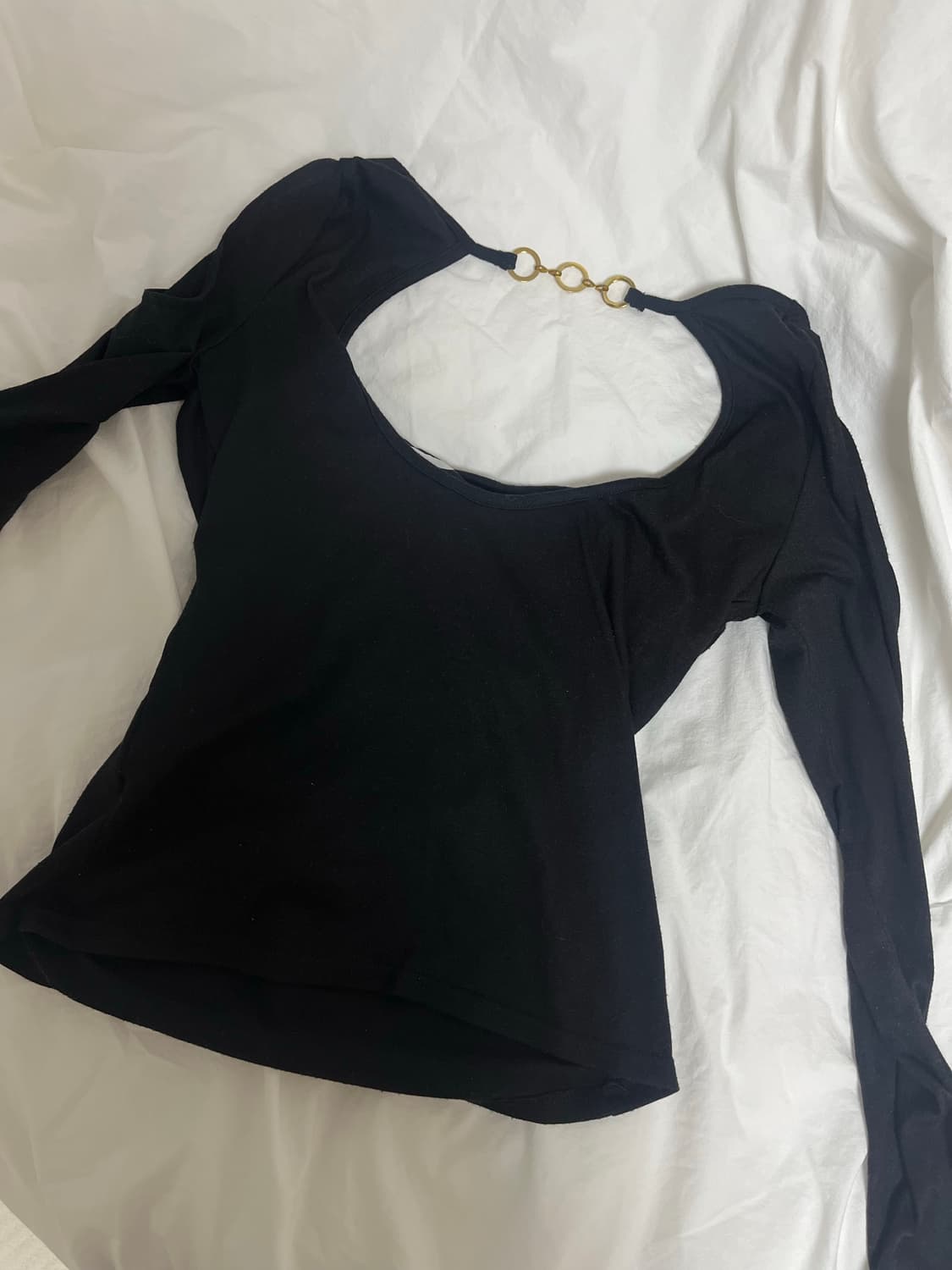 d.i.a깔 오네갸루 대장템 지브라 레이어드 컷아웃 탑 상품이미지2