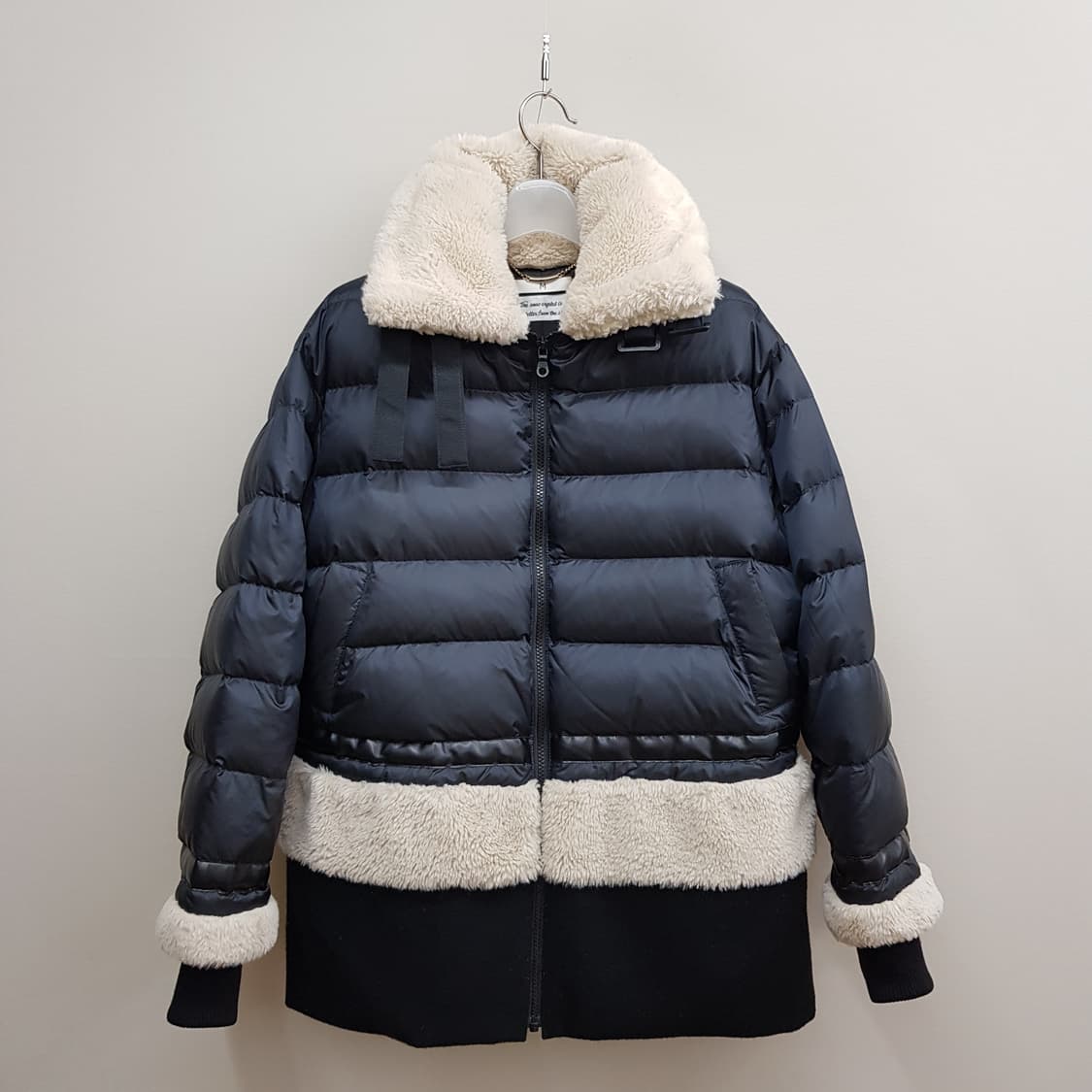 뮤베일 MUVEIL 양털 카라  패딩 자켓 36사이즈 상품이미지2