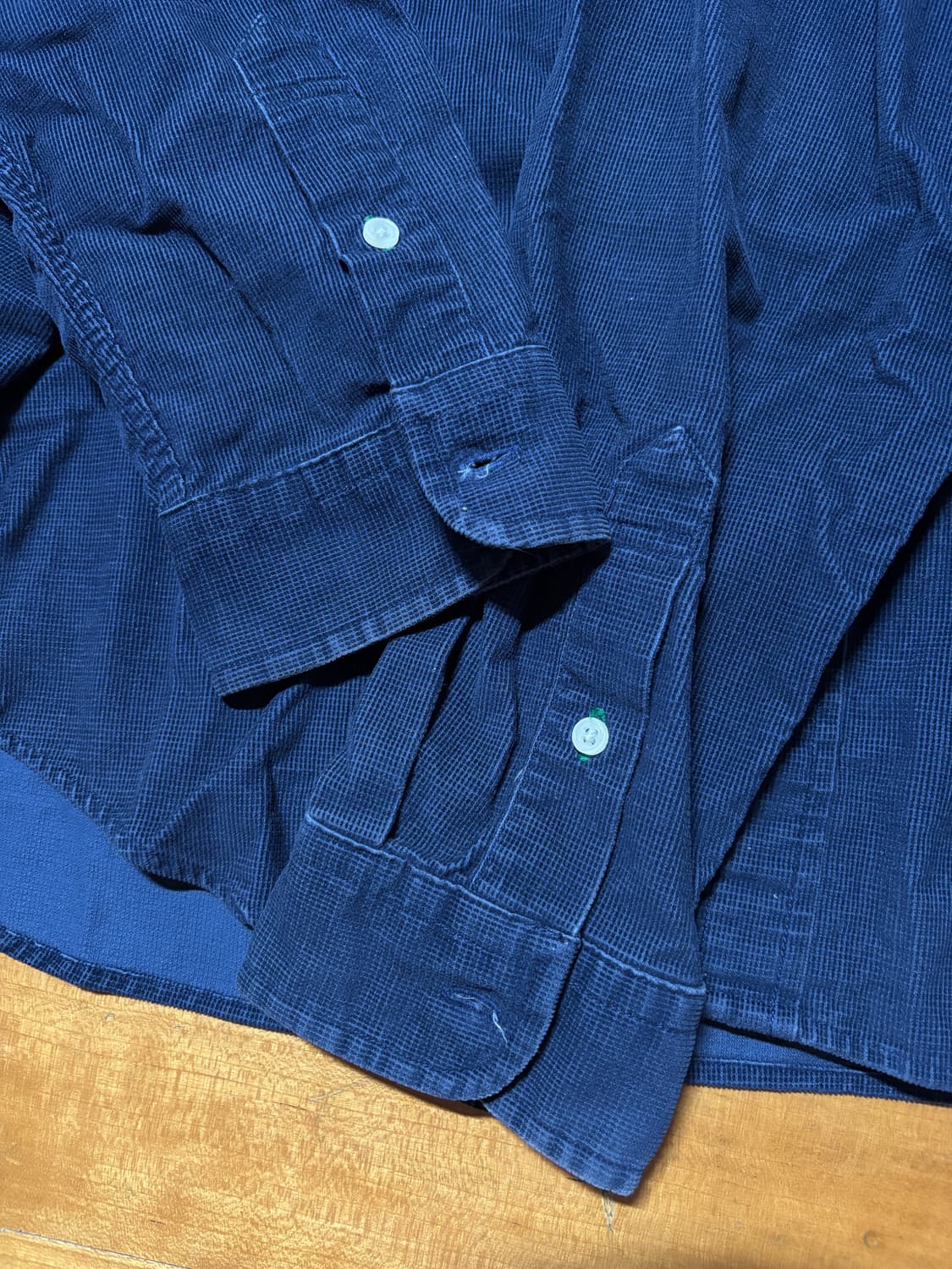 tommy hilfiger corduroy navy shirts xl  상품이미지5