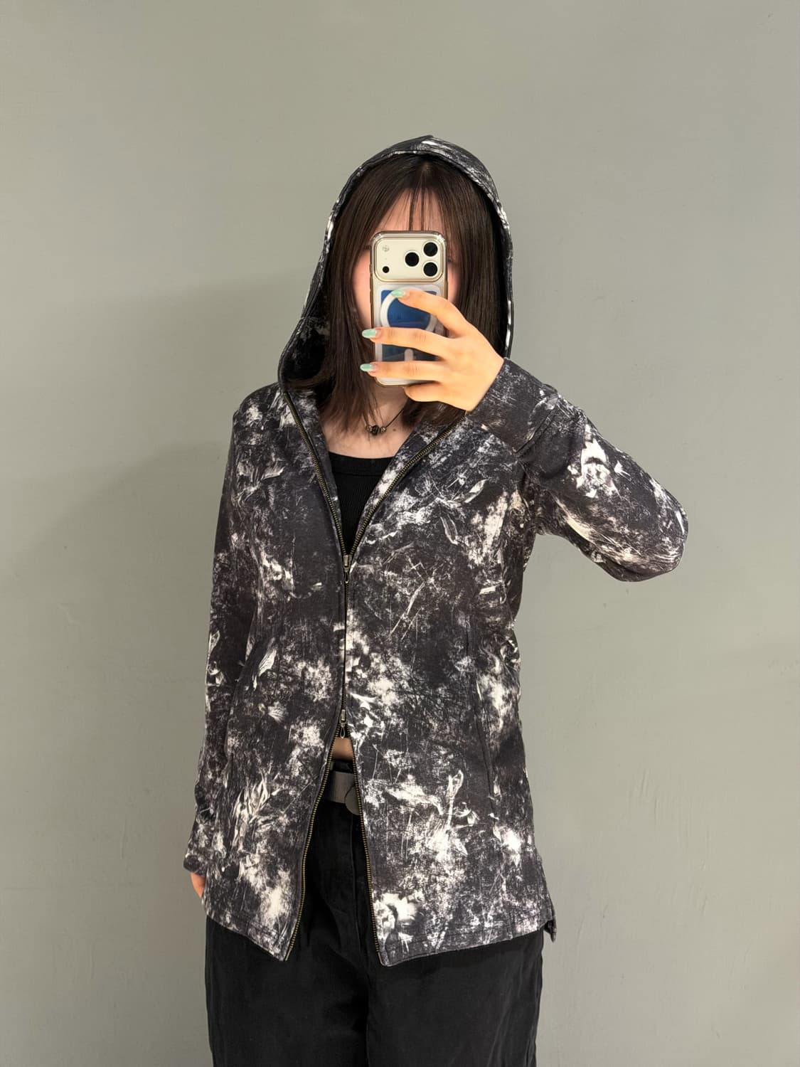 FUGA smoking pattern hood zip-up 상품이미지3