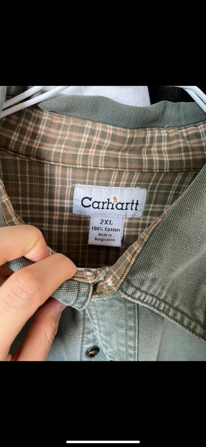 칼하트 빈티지 셔츠 자켓 2xl 상품이미지2