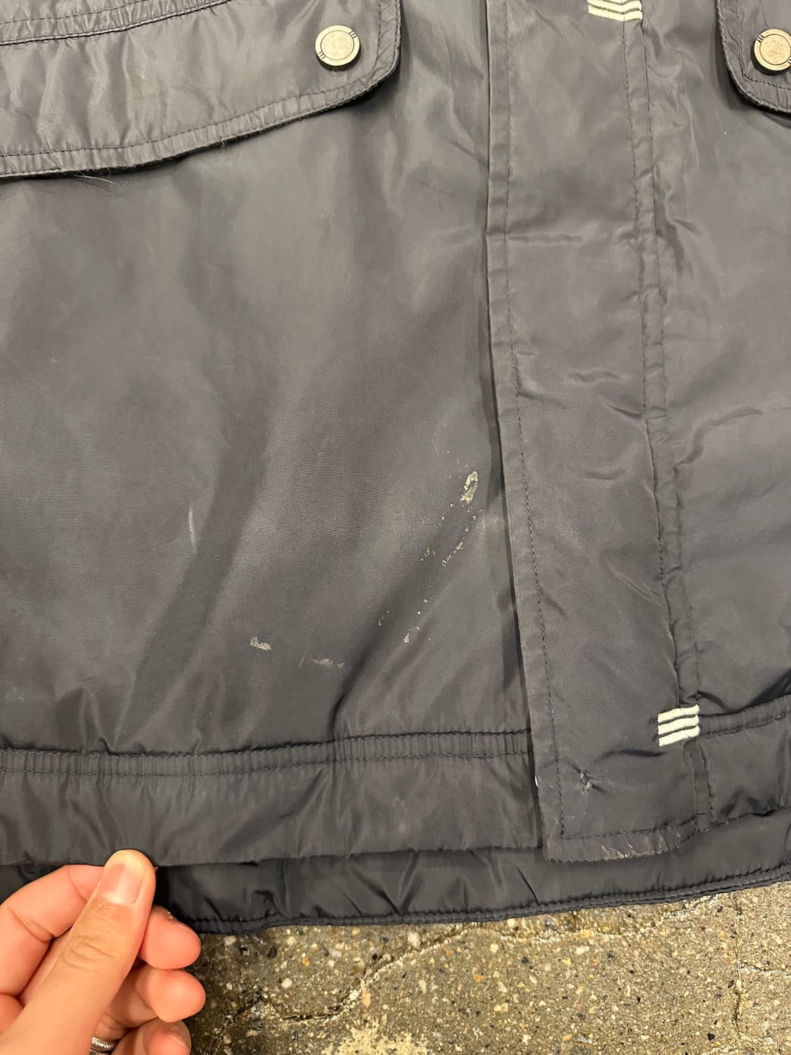 00s 아디다스 블랙 패딩자켓 XL 상품이미지4