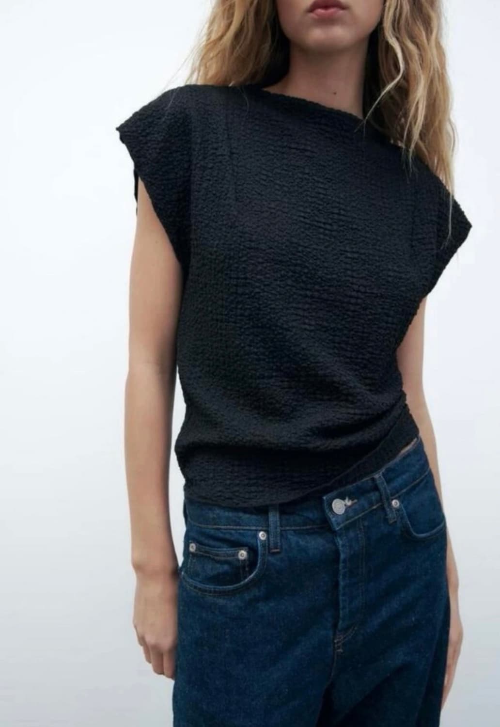 자라 링클반팔티셔츠s 새상품 상품이미지2