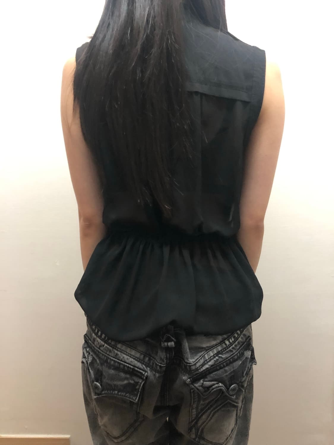 빈티지 블랙 펑크 베스트 상품이미지7