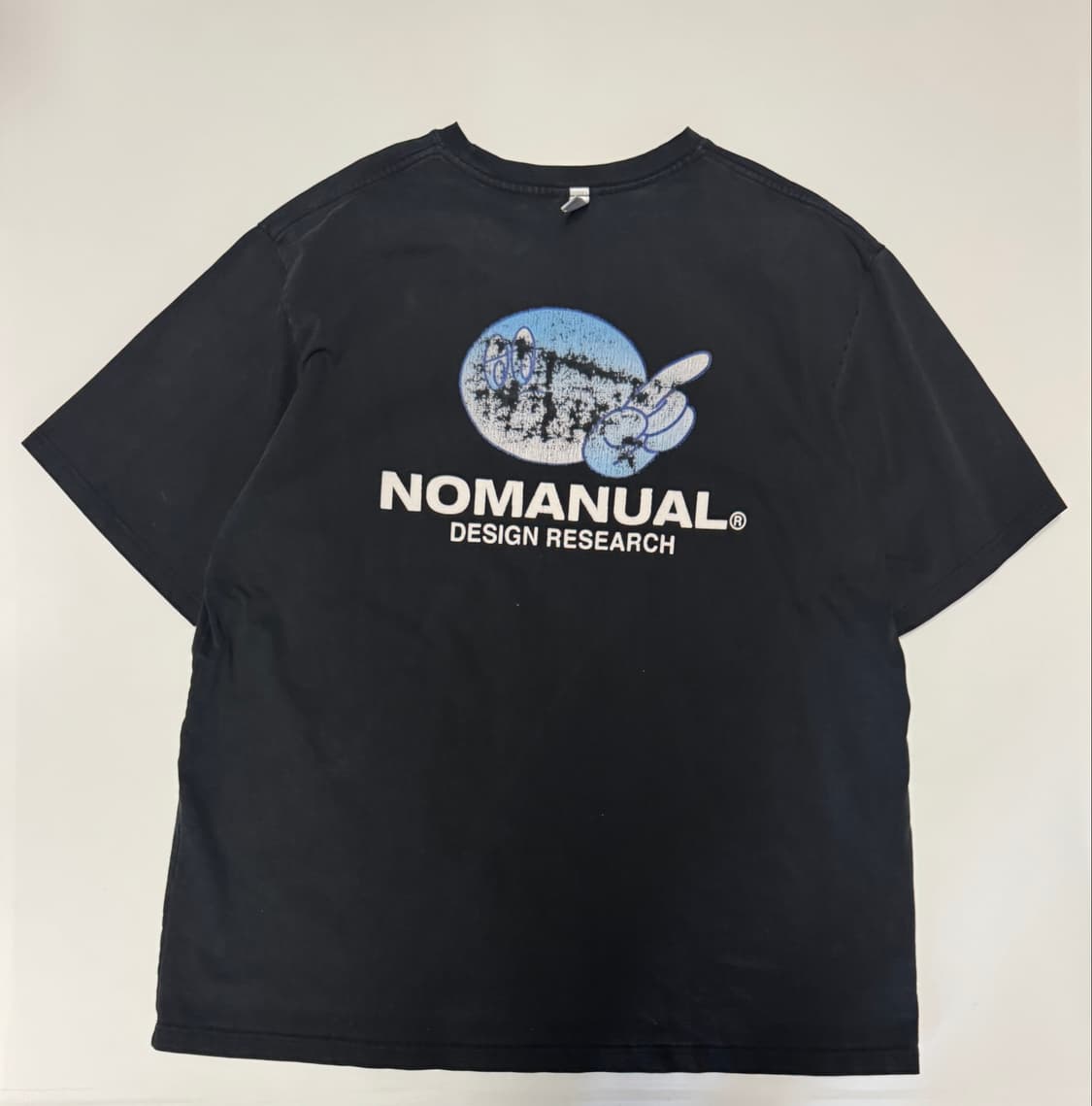 정품!! 노매뉴얼 뒷 프린팅 빅 사이즈 반팔 티셔츠 XL ~ 2XL 상품이미지1