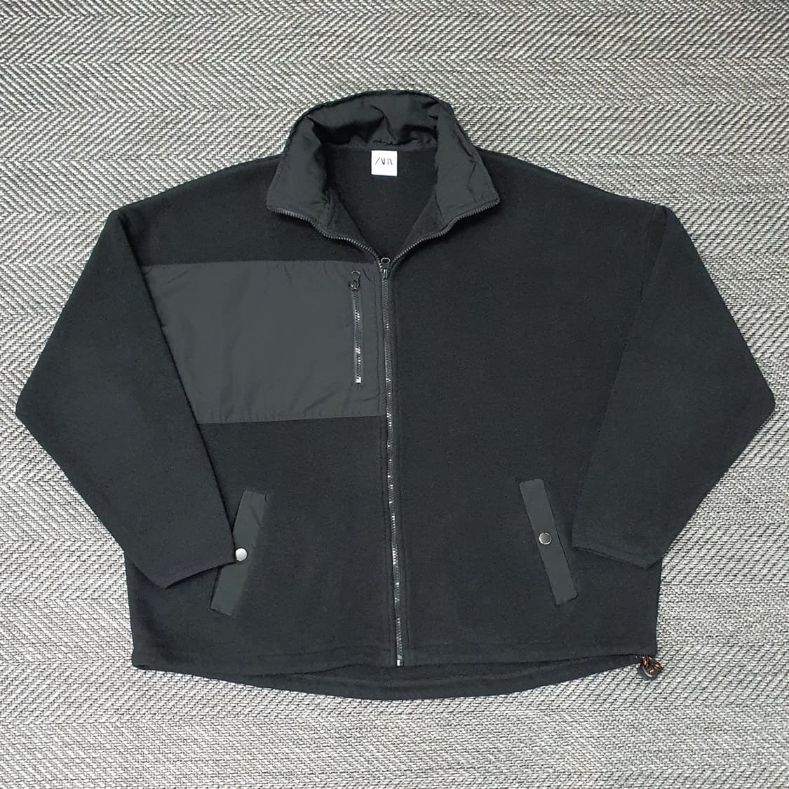 자라 오버핏 플리츠 집업자켓 남자105~110 상품이미지1