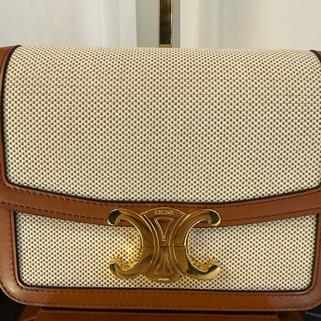 셀린느 텍스타일 틴 트리옹프 백 숄더백 상품이미지4