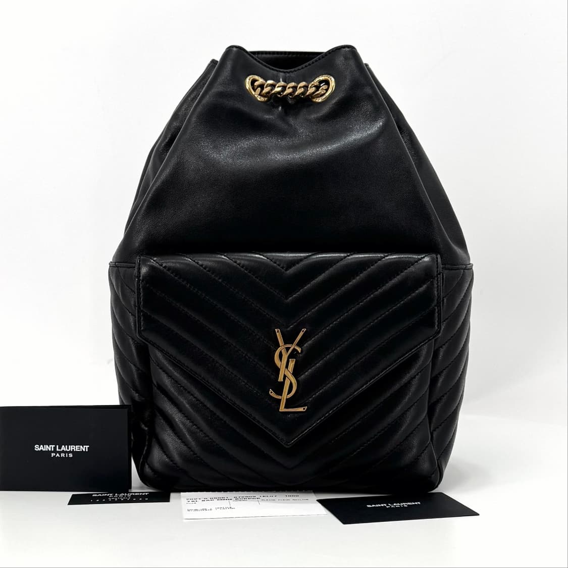 생로랑 모노그램 조이 백팩 블랙 (672609) 상품이미지1