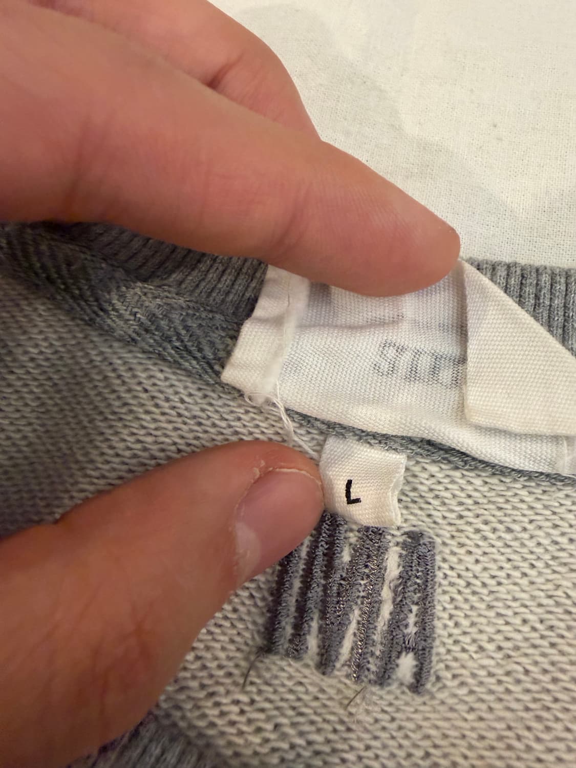 큐알정품) 아미 하트로고 맨투맨 스웻셔츠 그레이 상품이미지5