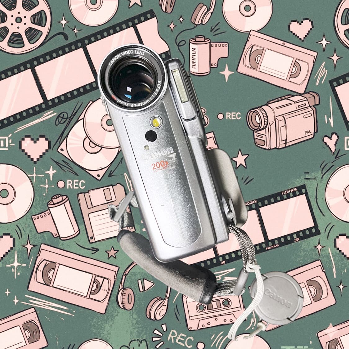 Canon ixy dv m2 6mm 캠코더 (테이프리스 개조 가능) 상품이미지4