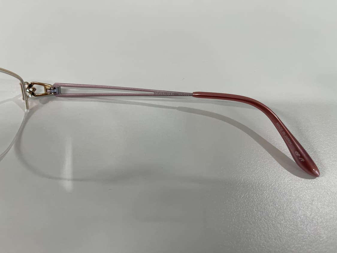 발스 VALSE 일본 티타늄 반무테 안경 빈티지 90s 5번 상품이미지5