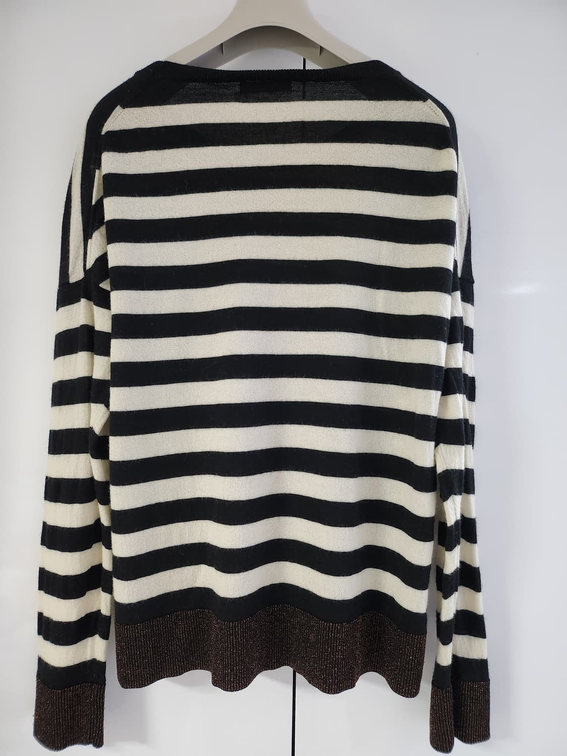 락앤본 울니트 여성 니트 스트라이프 상품이미지2