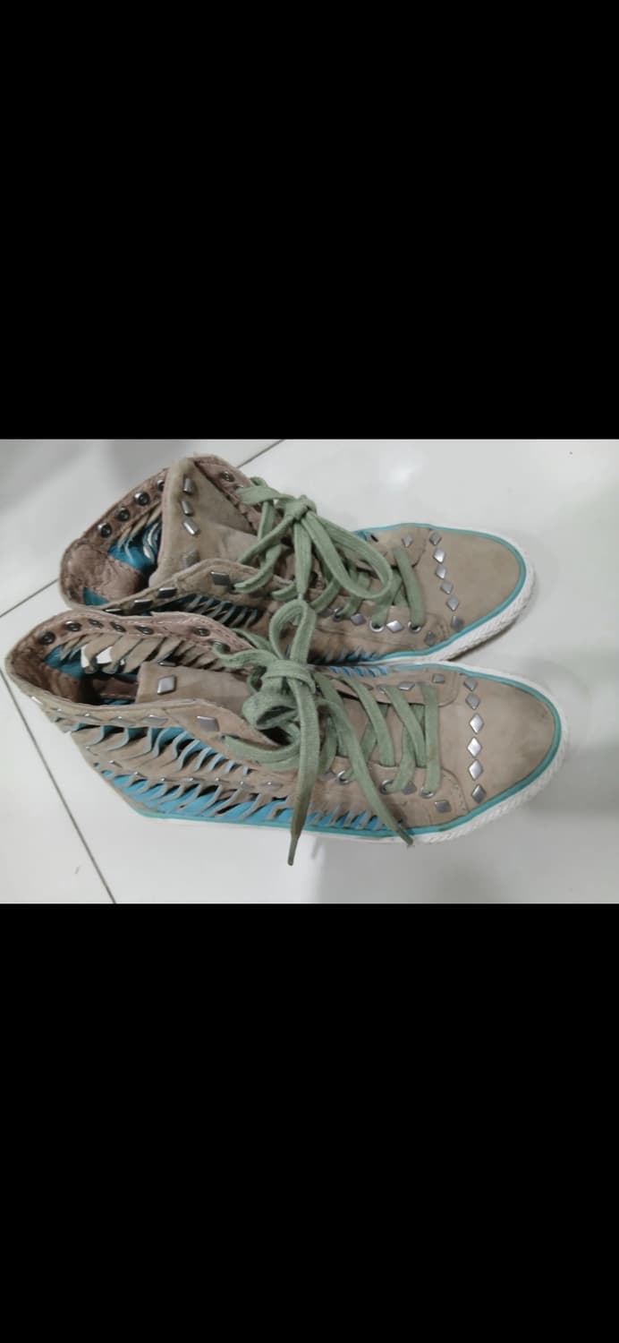 Ash 아쉬 하이탑 주름 스터드 스니커즈 230 35 상품이미지5