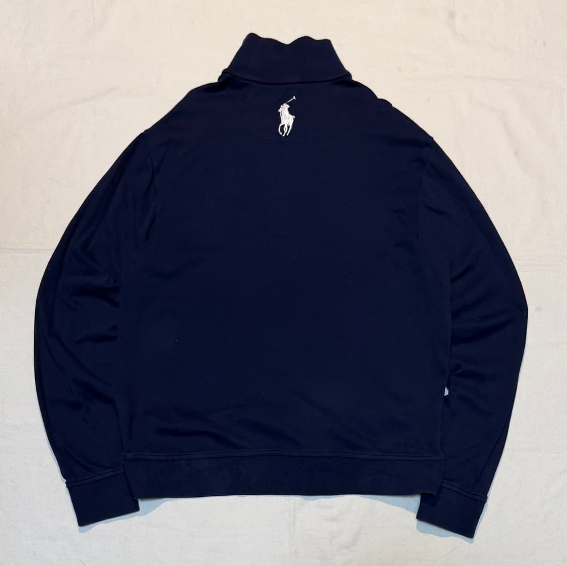 폴로 랄프로렌 빅포니 반집업 맨투맨 스웻셔츠 네이비 상품이미지1