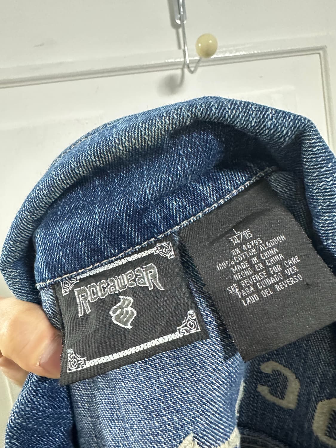 로카웨어 로고 데님 자켓 상품이미지3