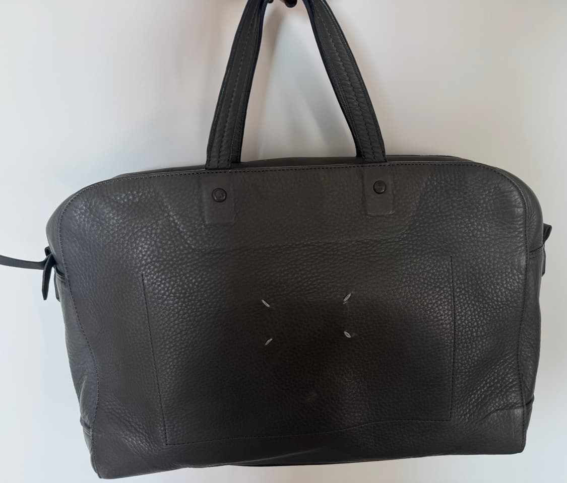 (정품) 메종 마르지엘라 그레이 가죽 가방 상품이미지2