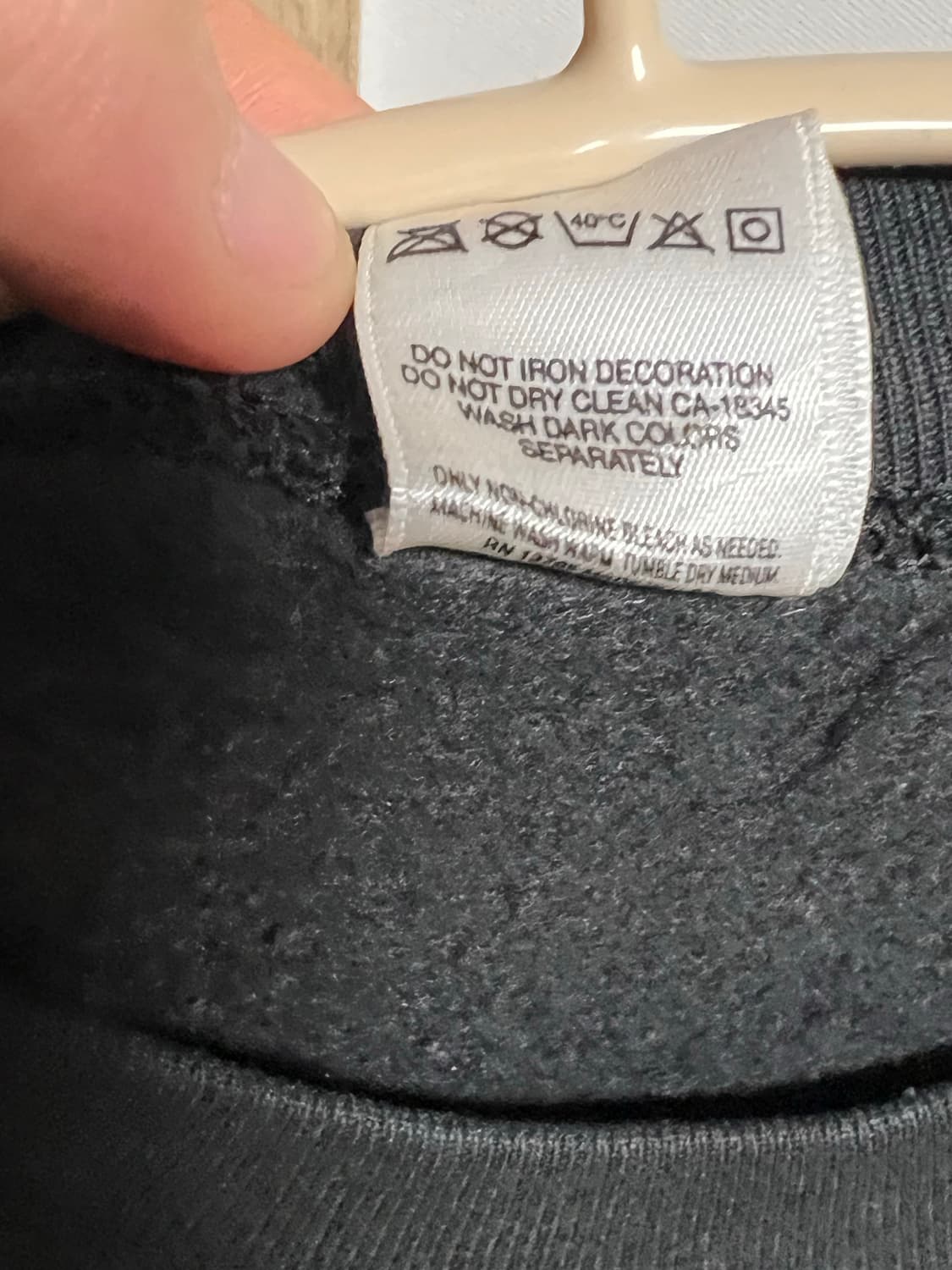 80s Fruit of the Loom 오페라 유령 스웻 판매합니다. 상품이미지4