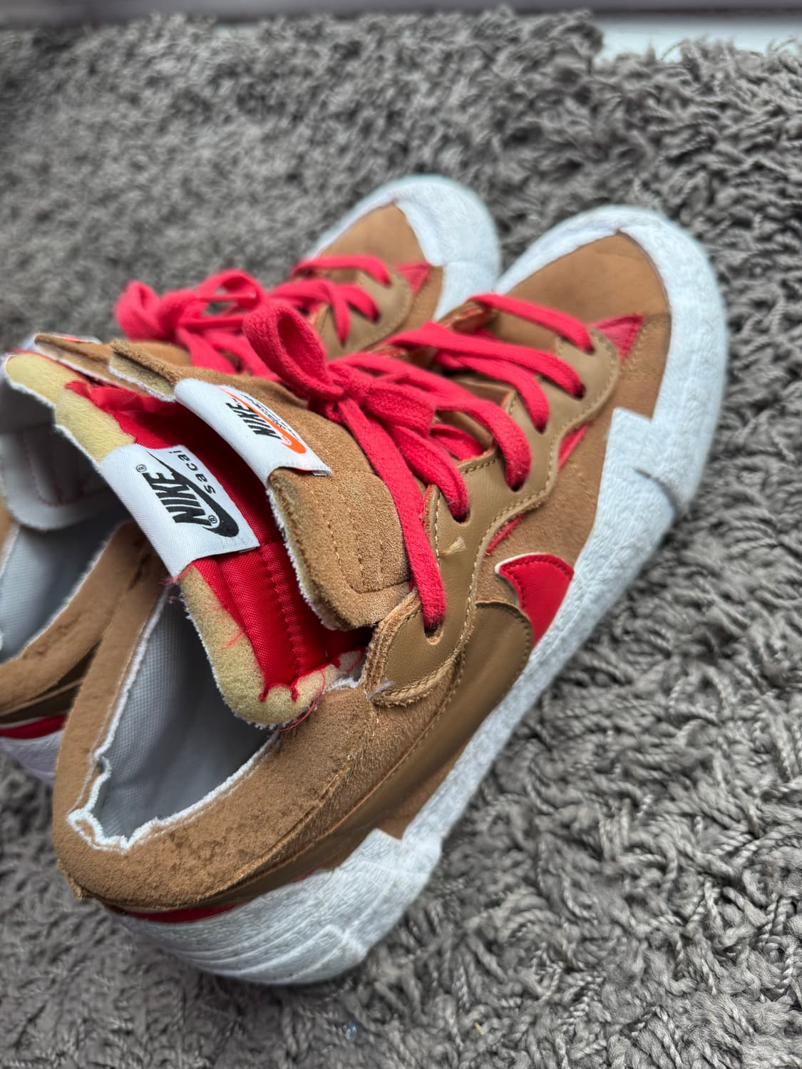 나이키X사카이 로우 블레이저(270mm) 탄 컬러 상품이미지4