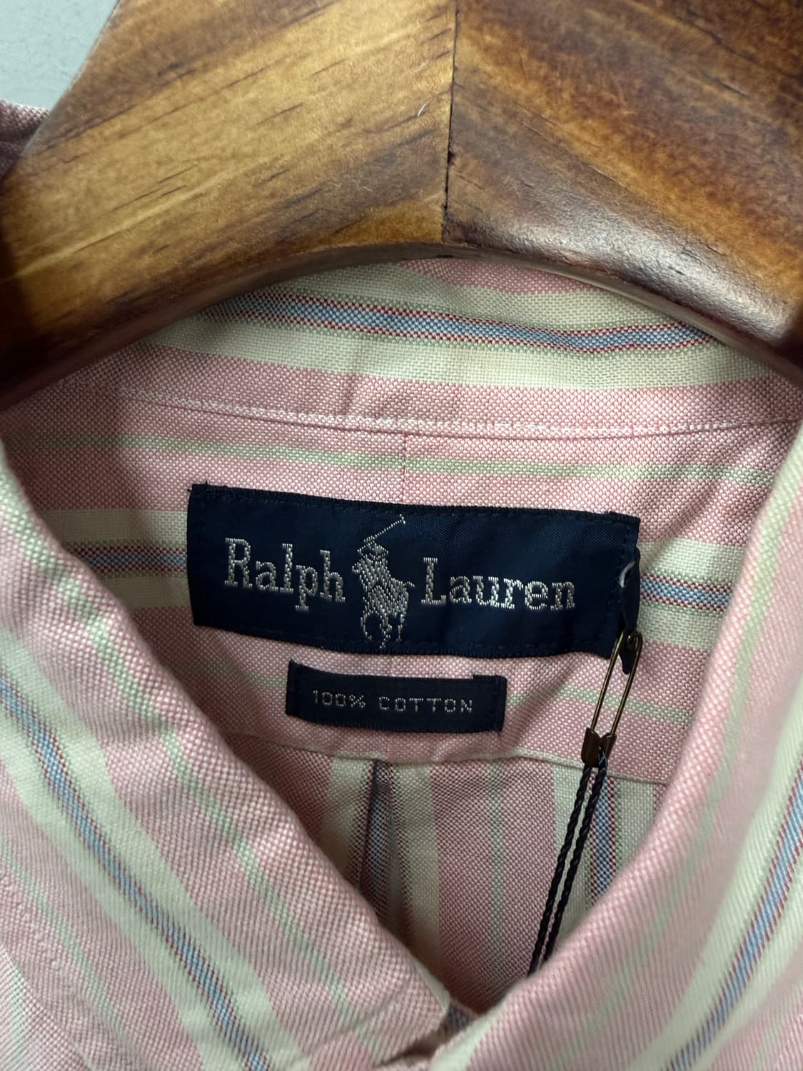 폴로 랄프로렌 핑크 스트라이프 셔츠 H1423 상품이미지5
